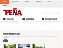 Tablet Screenshot of industriaspena.com